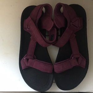 Purple Tevas Size 9